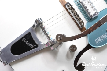 G5420T-140 ELECTROMATIC 140TH DOUBLE PLATINUM HOLLOW BODY WITH BIGSBY - Two-Tone Pearl Platinum/Stone Platinum